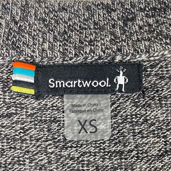 Smartwool | Grey / Black Shadow Pine Tunic Sweater | XS - Picture 6 of 9